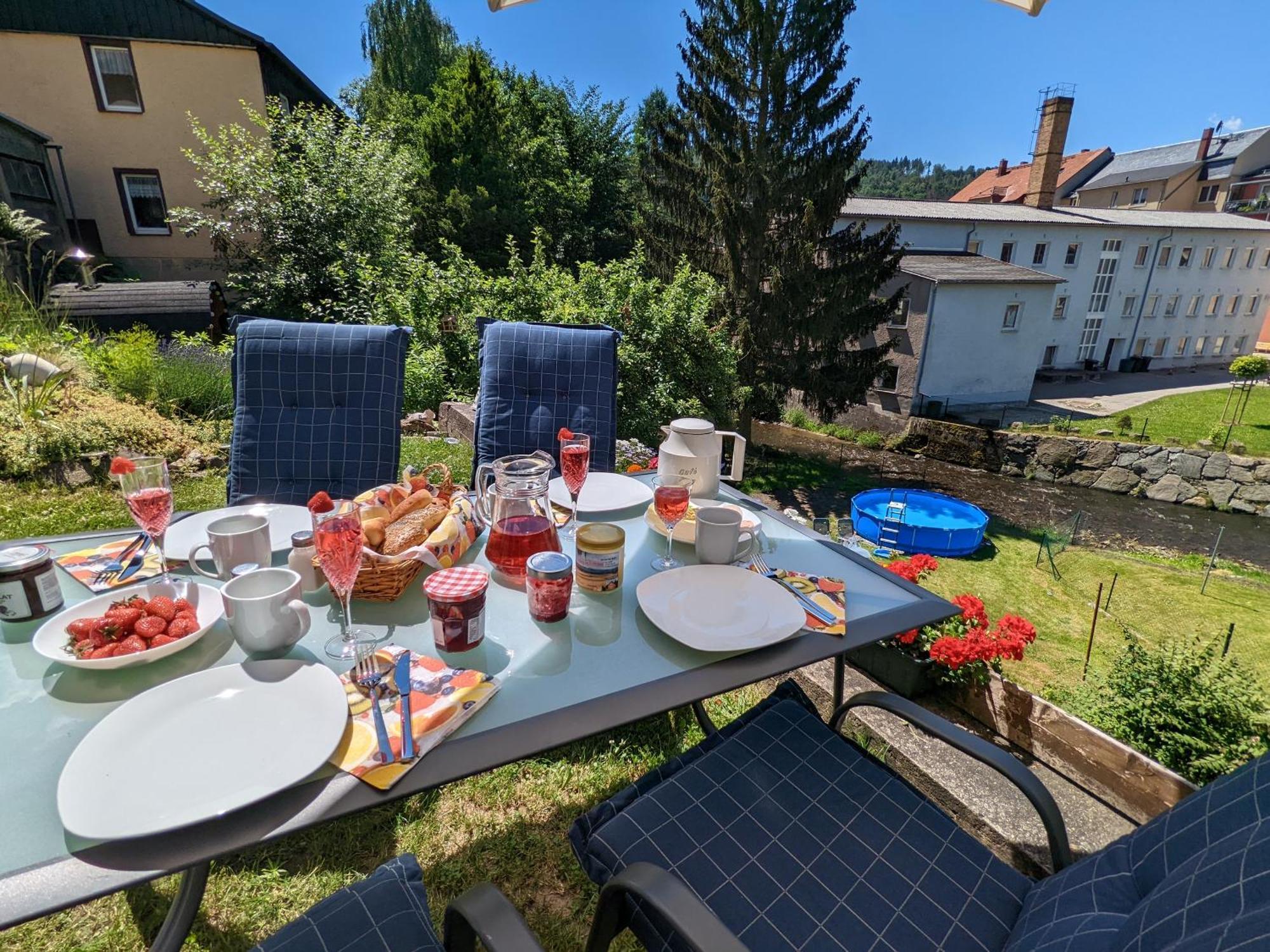 Apartamento Zi2 - Urlaubsmagie - Whirlpool, Sauna Und Garten Sebnitz Exterior foto
