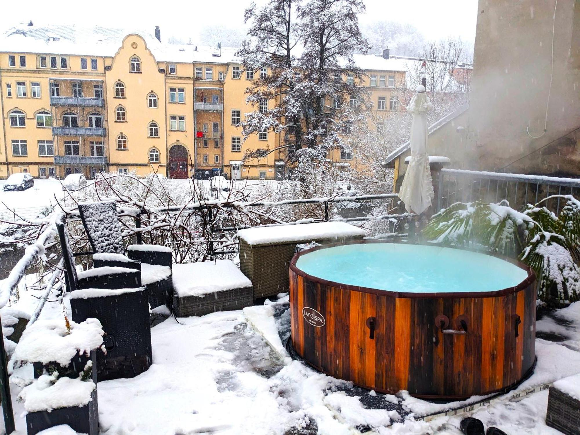 Apartamento Zi2 - Urlaubsmagie - Whirlpool, Sauna Und Garten Sebnitz Exterior foto