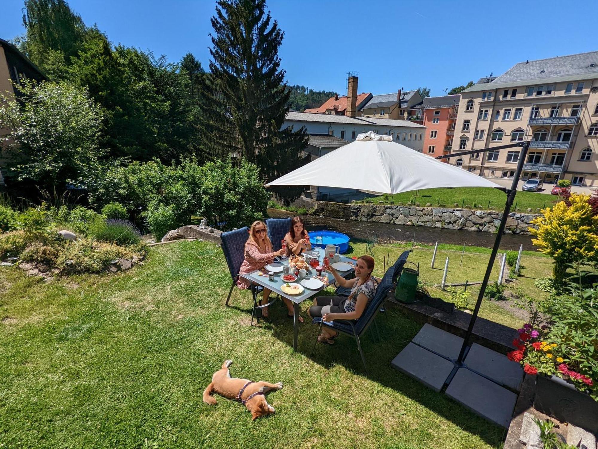 Apartamento Zi2 - Urlaubsmagie - Whirlpool, Sauna Und Garten Sebnitz Exterior foto